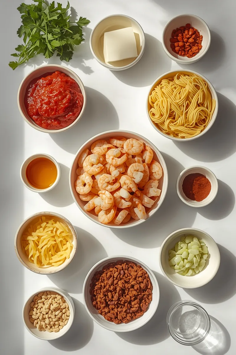 Irresistible Ultimate Cajun Shrimp Pasta Recipe (4 Servings) 1 Cajun Shrimp Pasta – Creamy Spicy Pasta Recipe