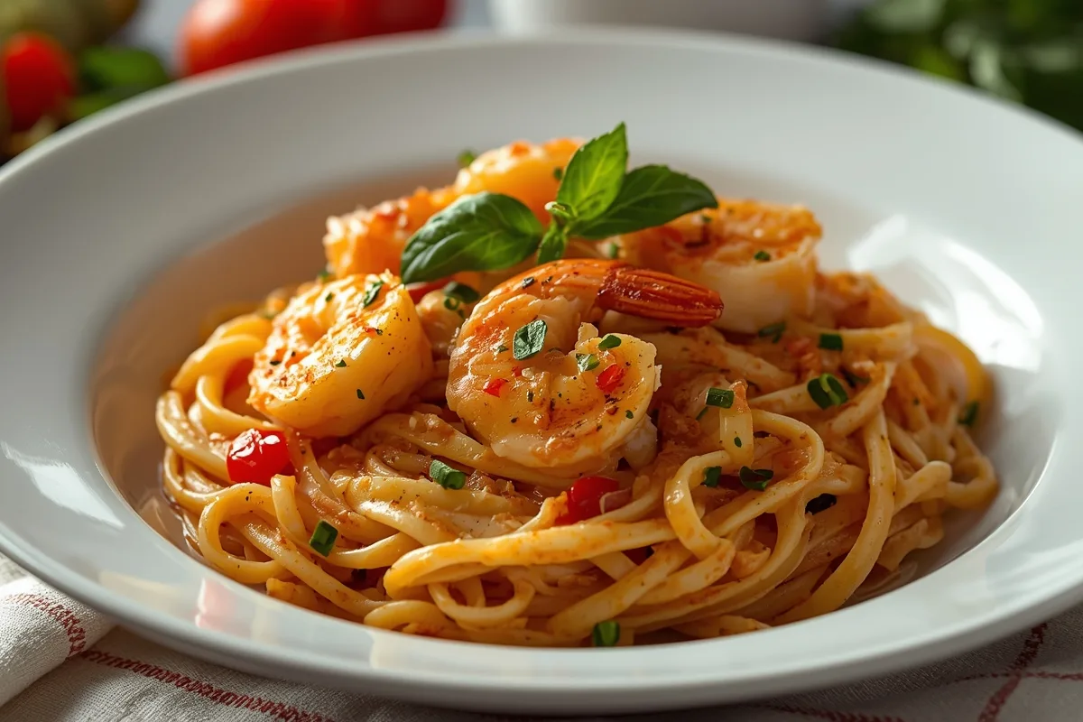 Irresistible Ultimate Cajun Shrimp Pasta Recipe (4 Servings) 3 Cajun Shrimp Pasta – Creamy Spicy Pasta Recipe