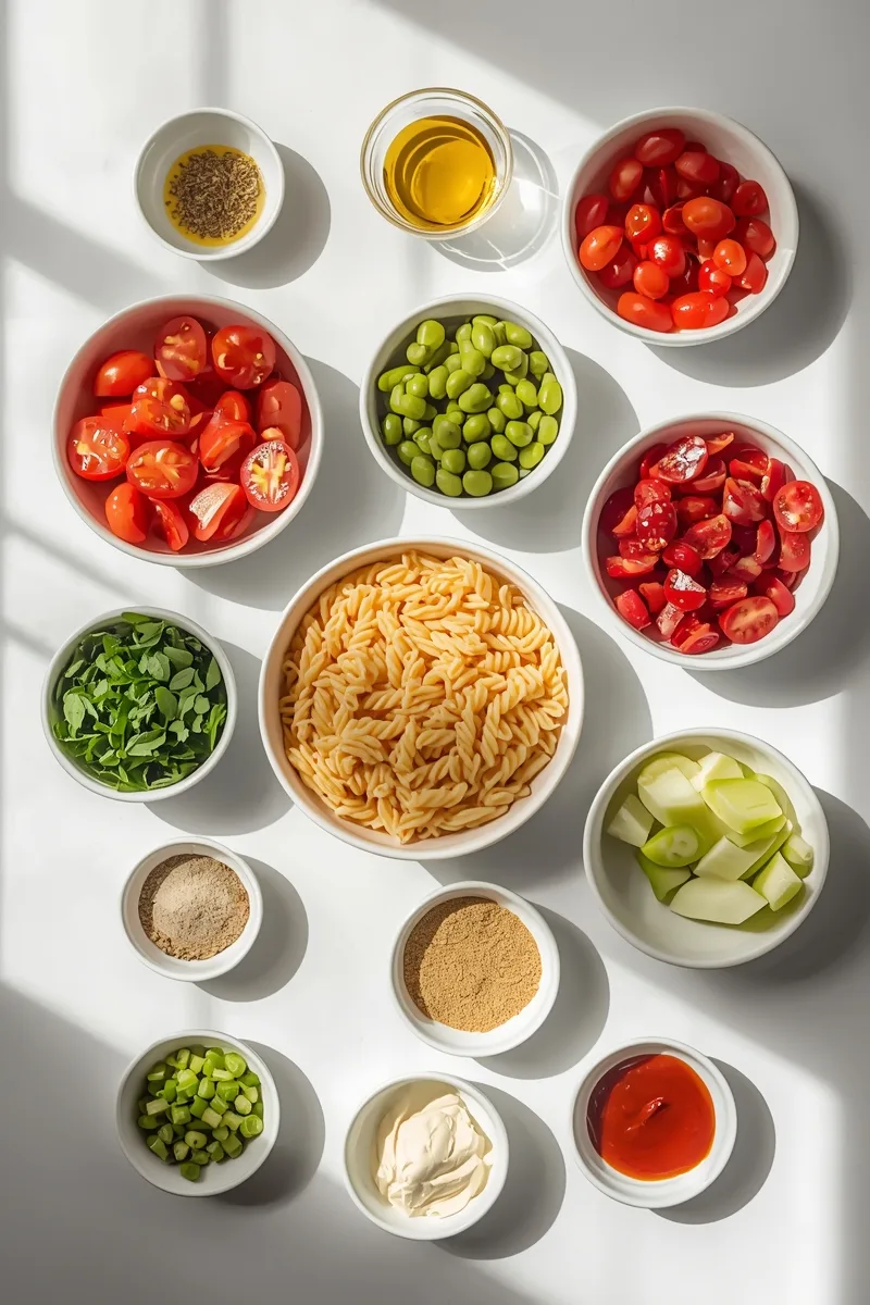 Pasta Salad with Italian Dressing – Easy Potluck Side Dish