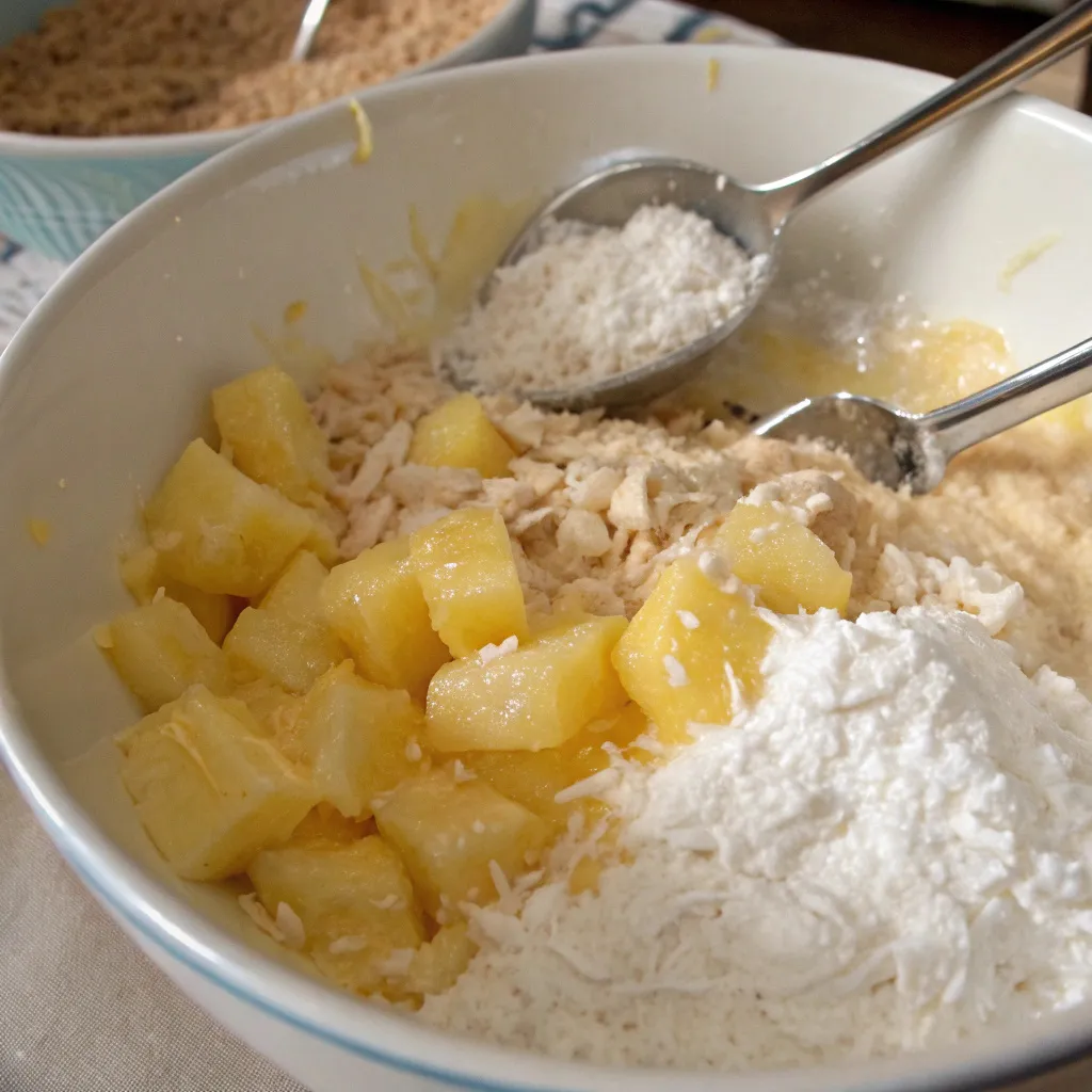 Lazy Amish Pineapple Coconut Cake