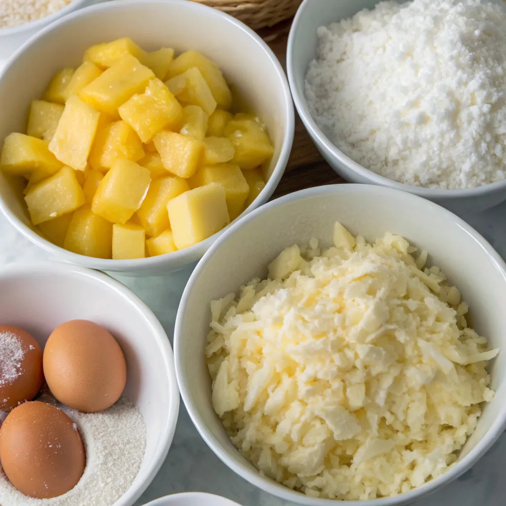 Lazy Amish Pineapple Coconut Cake