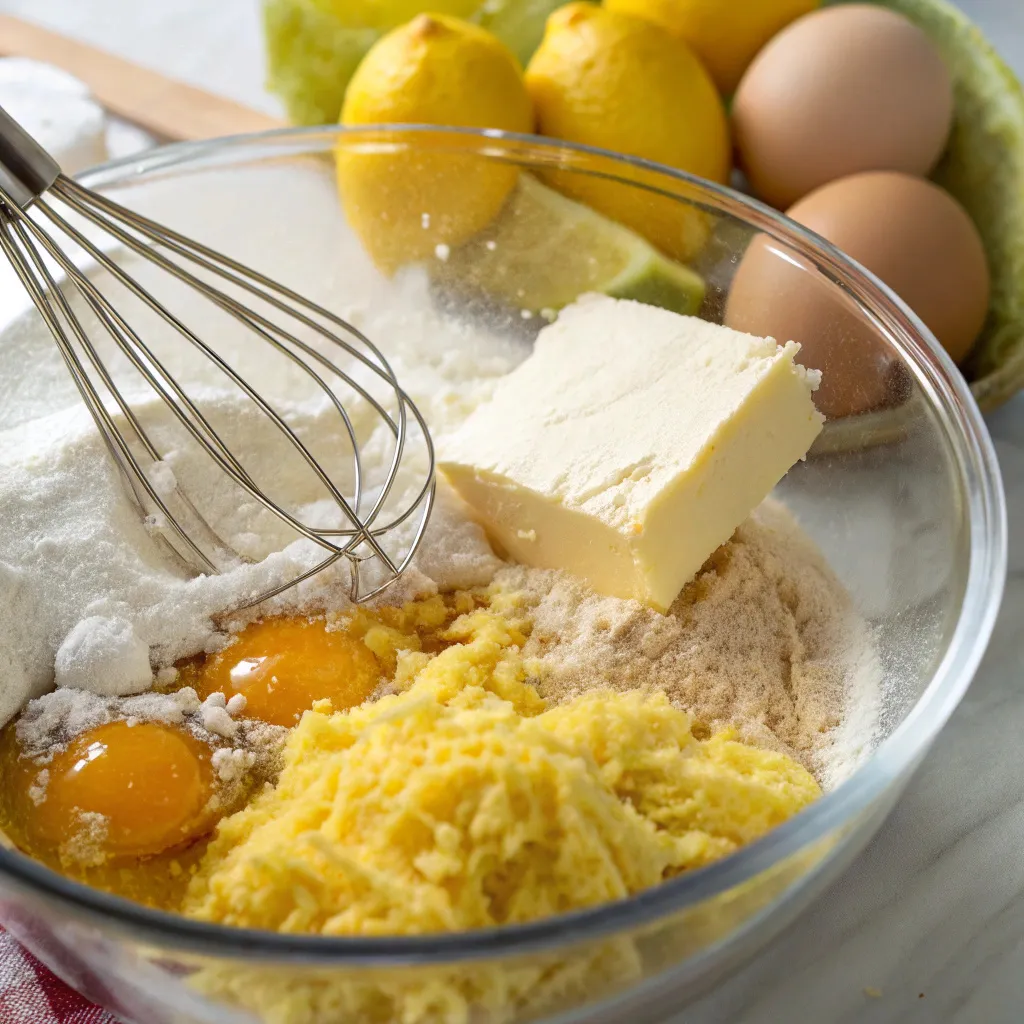 Lemon Ginger Butter Cake