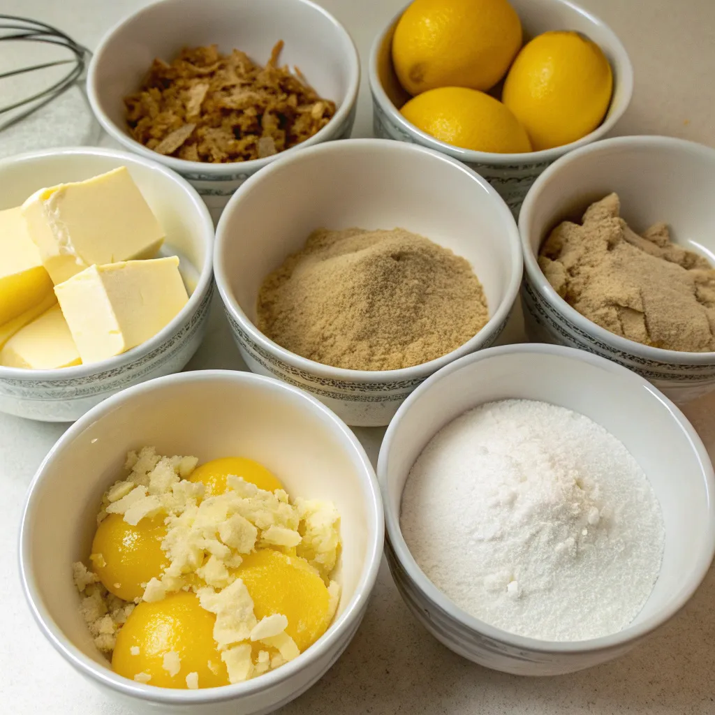 Lemon Ginger Butter Cake