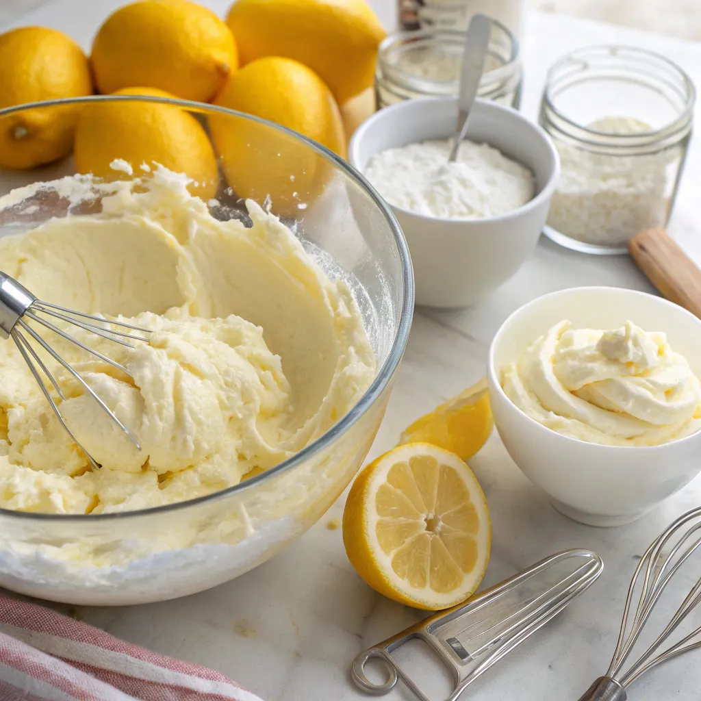 Lemon Velvet Cake with Lemon Cream Cheese Frosting