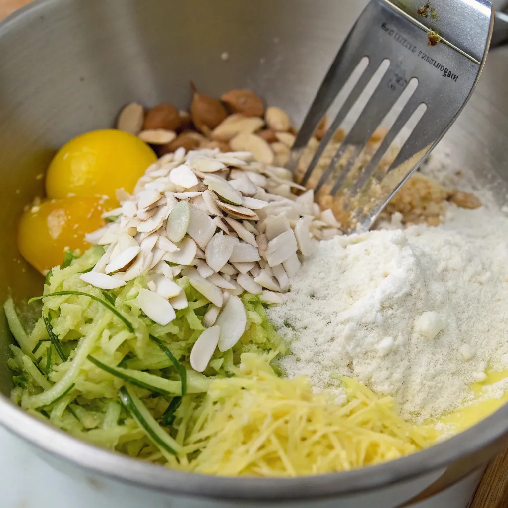 Lemon-Zested Zucchini & Almond Cake