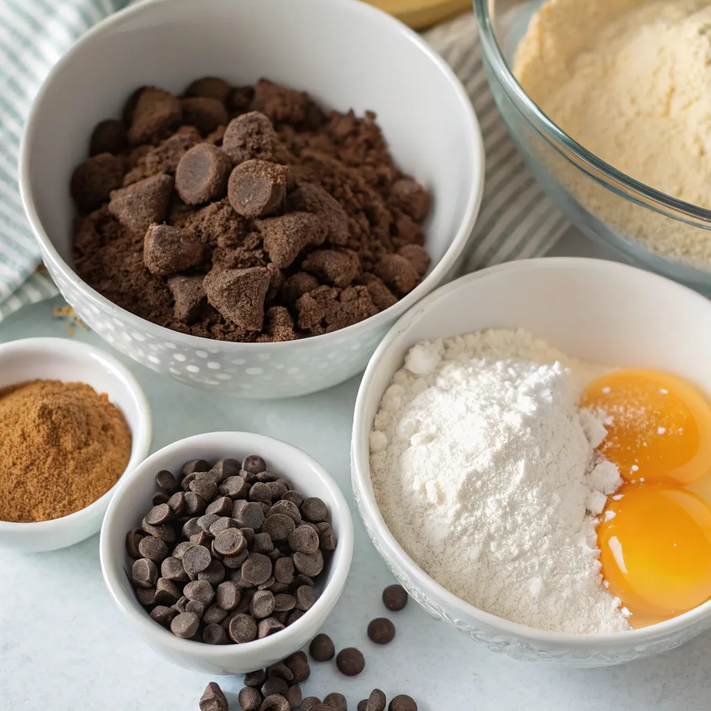 Marble Chocolate Chips Cookies