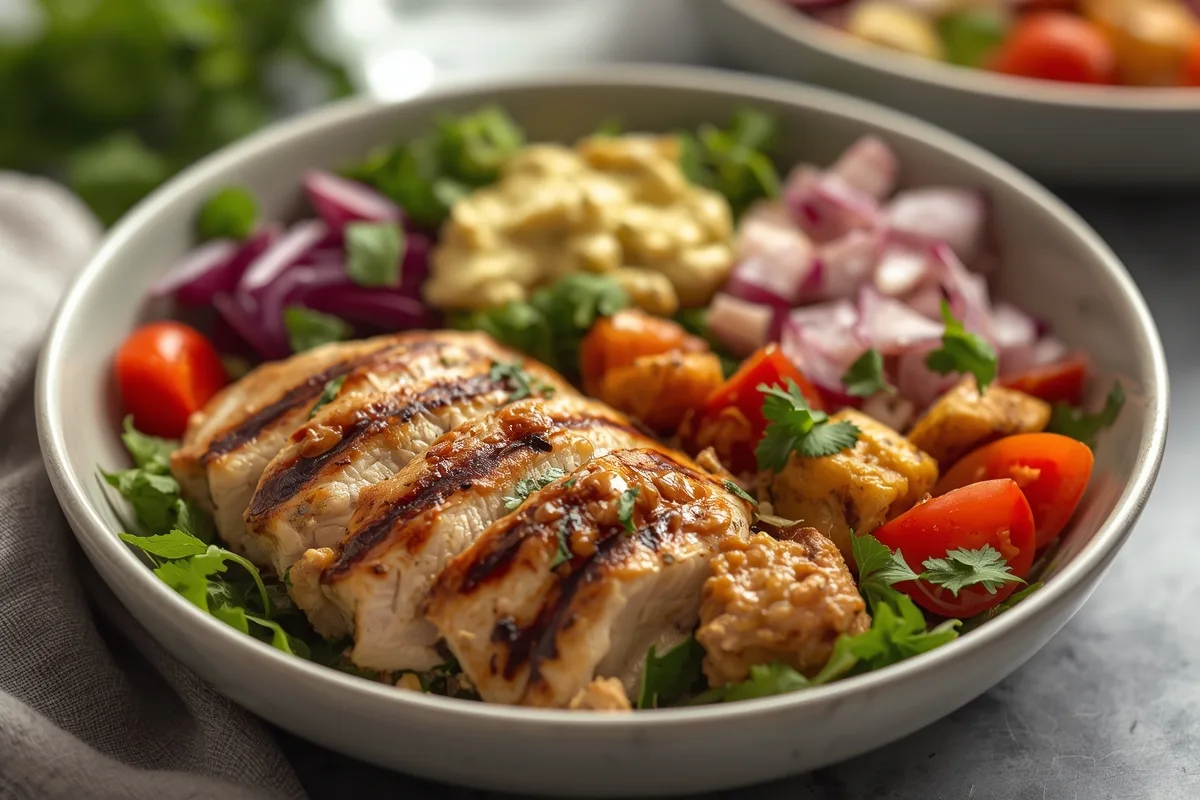 Mediterranean Chicken Bowl – Healthy Meal Prep Recipe