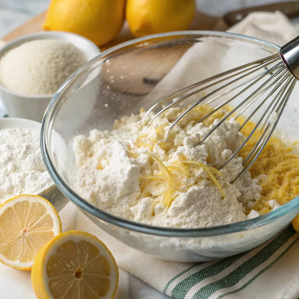 Meyer Lemon & Ricotta Protein Cake