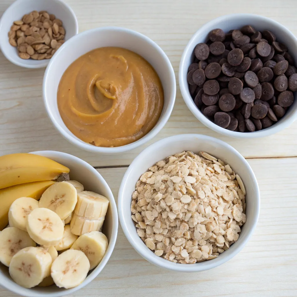 Chocolate Peanut Butter Greek Yogurt Banana Bars