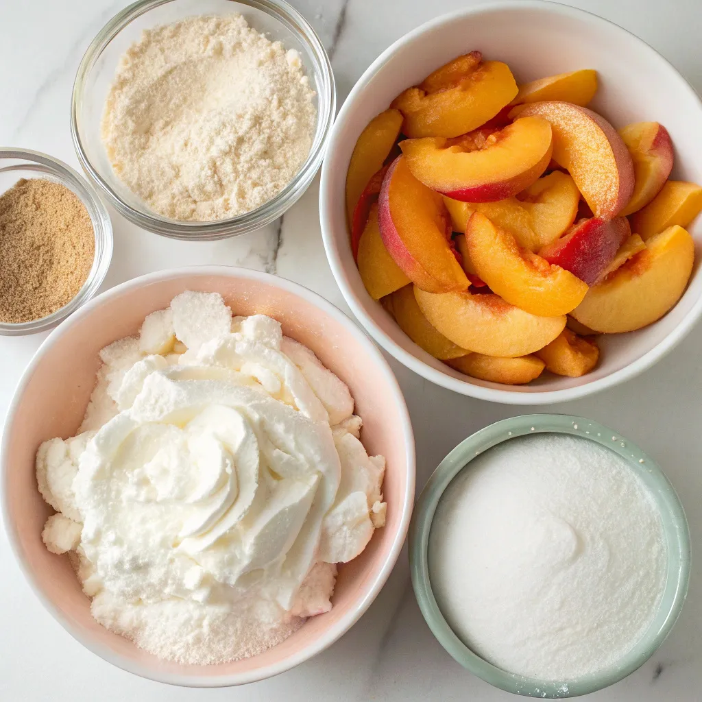 Peach Cool Whip Pie