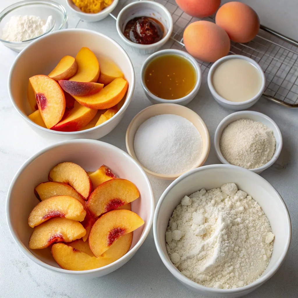 Peach & Vanilla Tea Cake