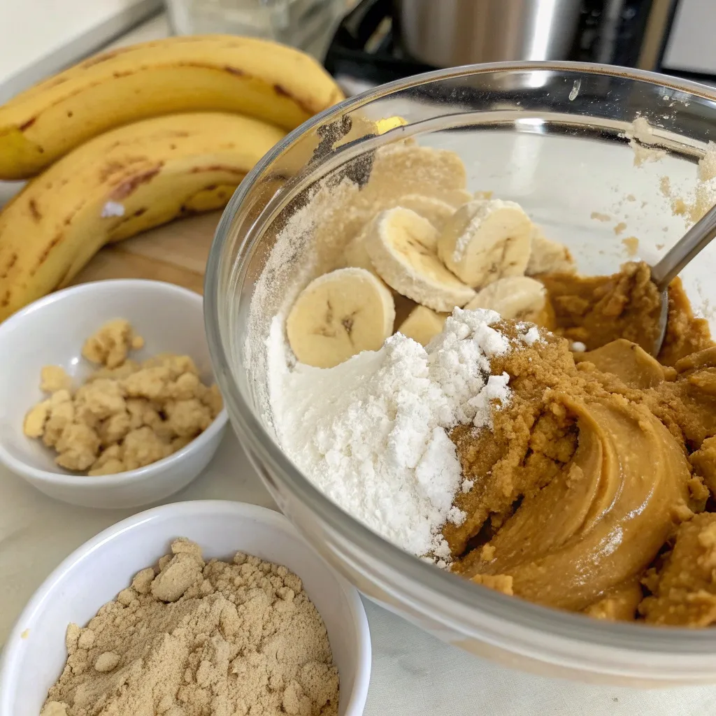 Peanut Butter Banana Greek Yogurt Cookies