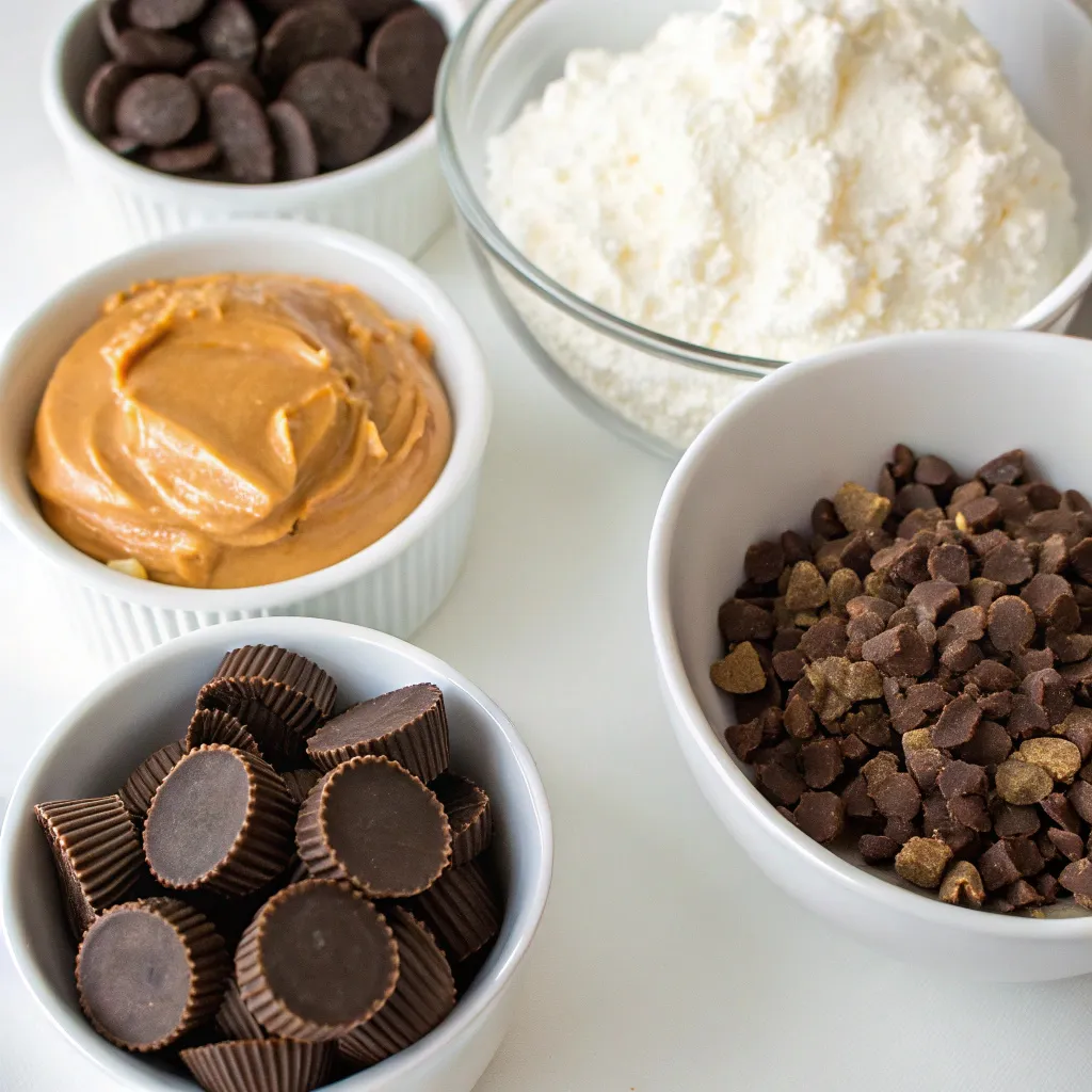 Peanut Butter Cup Cottage Cheese Mousse