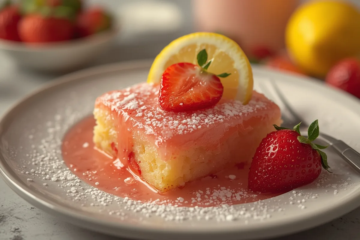 Strawberry Lemonade Cake – Fresh Spring Dessert