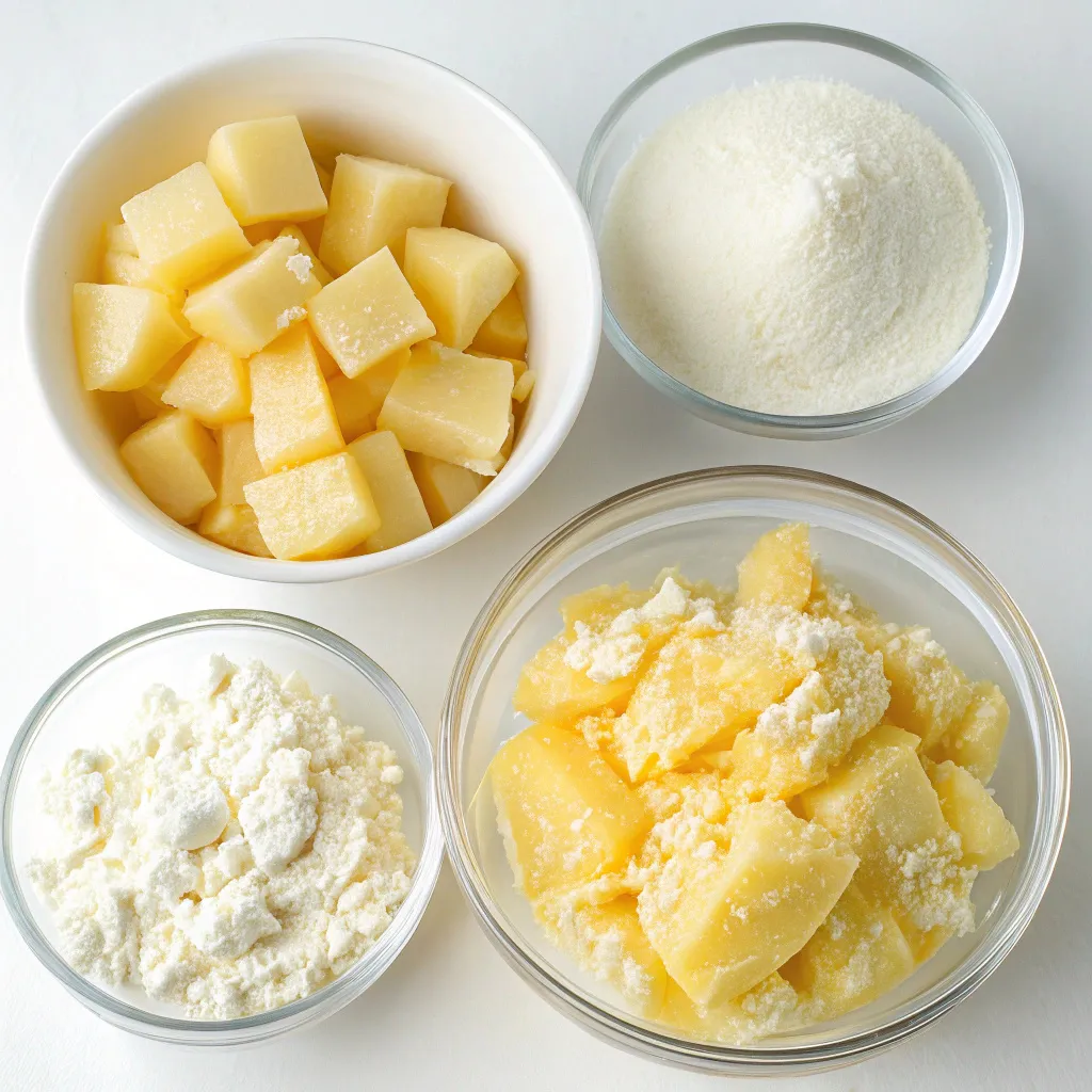 Pineapple Cream Cheese Dump Cake