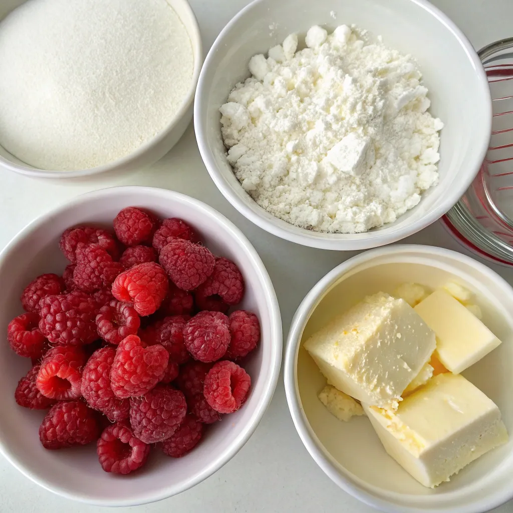 Raspberry Cottage Cheese Scones
