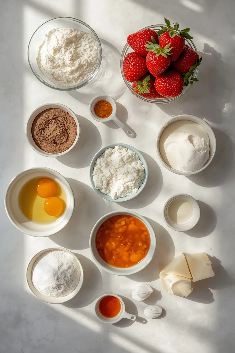 Strawberry Cream Cheese Cake