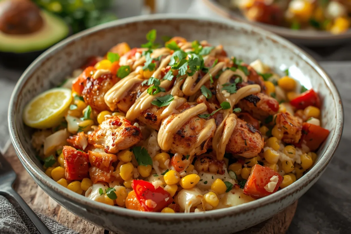 Street Corn Chicken Bowl – Easy Cinco de Mayo Dinner Recipe