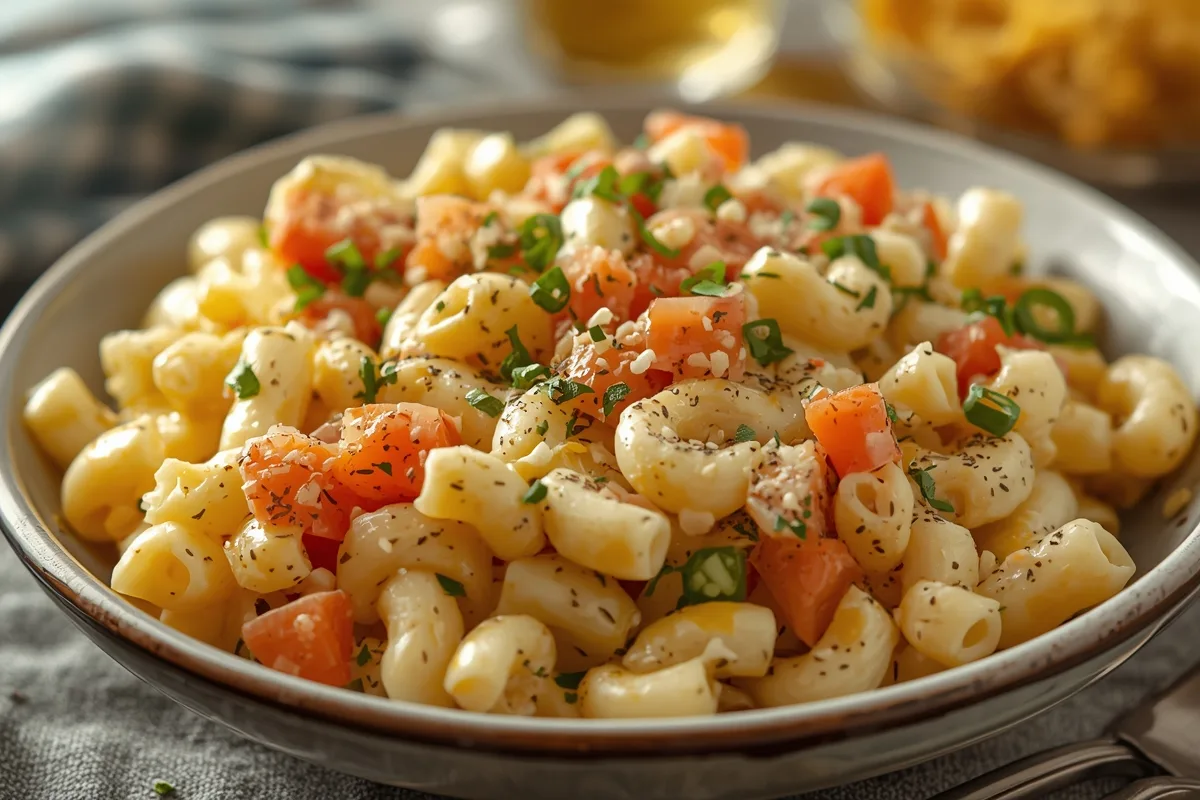 Classic Macaroni Salad – Easy American Potluck Side Dish