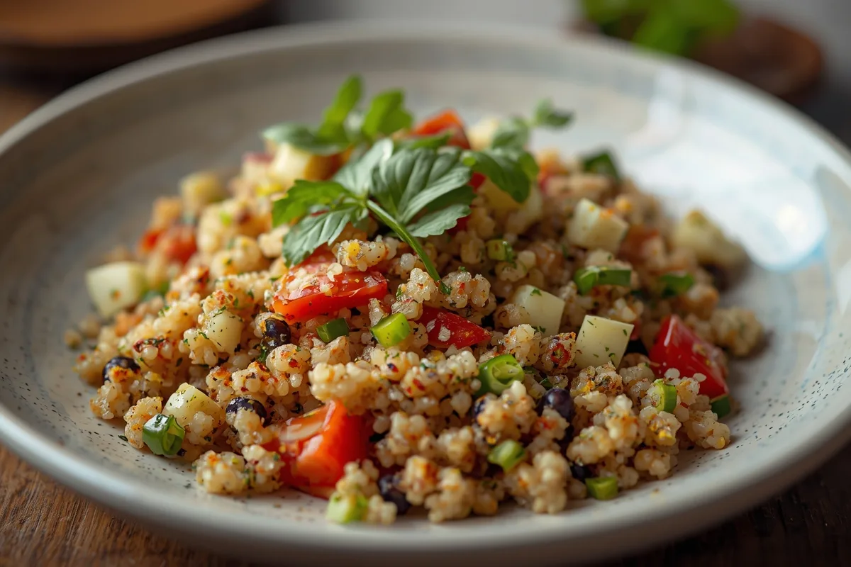 Mediterranean Quinoa Salad – Healthy Protein Salad