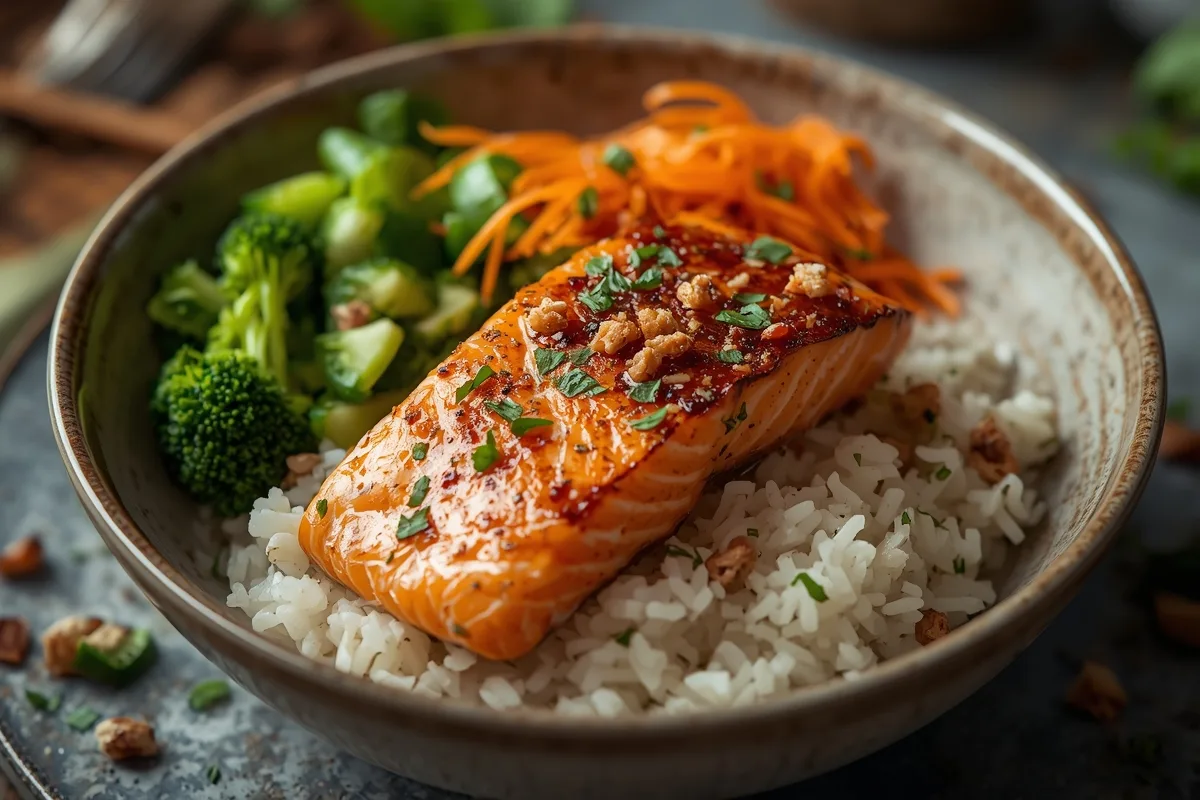 Salmon Rice Bowl – Viral TikTok Dinner