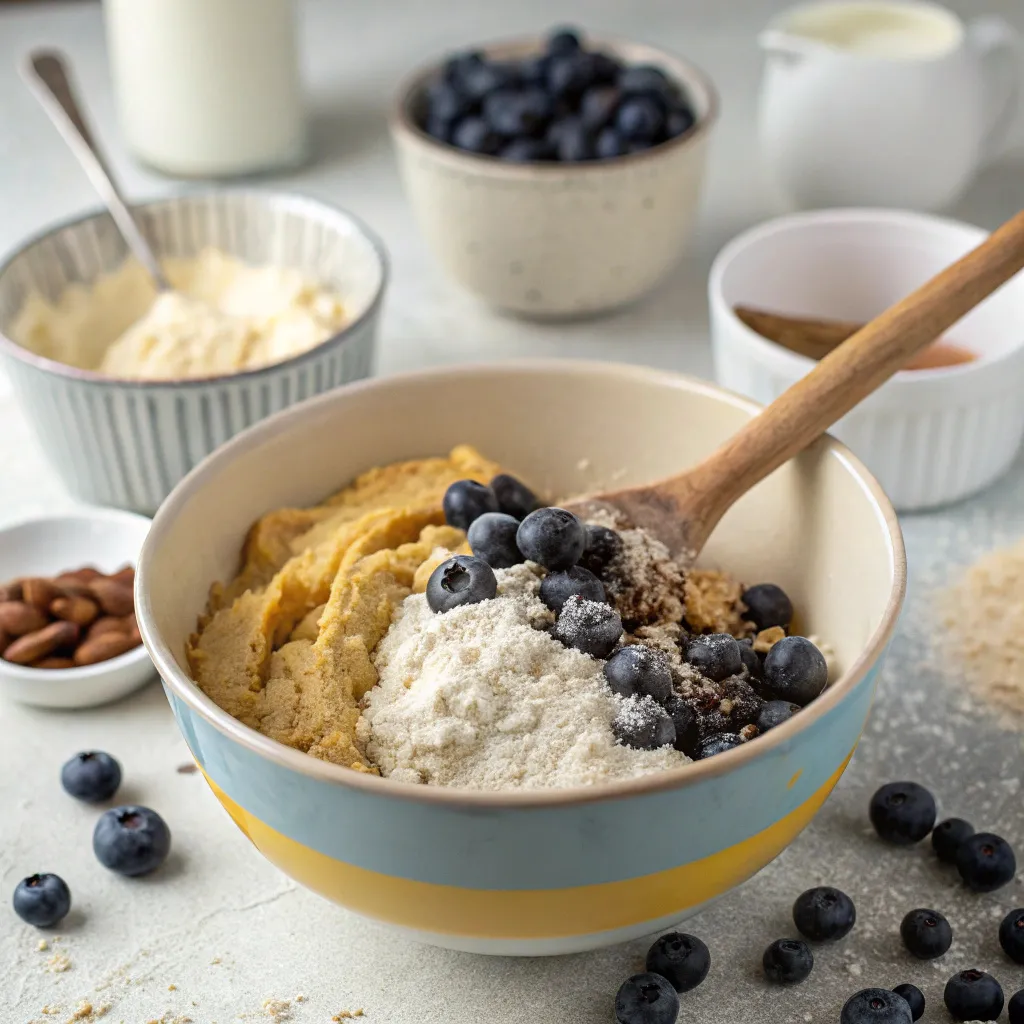 Vegan Blueberry Banana Muffins
