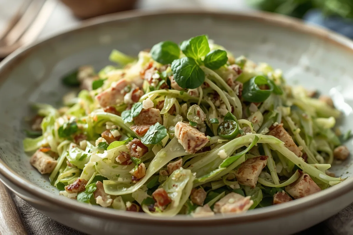 Delicious Viral Green Goddess Salad Recipe for 4 Servings 3 Green Goddess Cabbage Salad – Viral Healthy Salad
