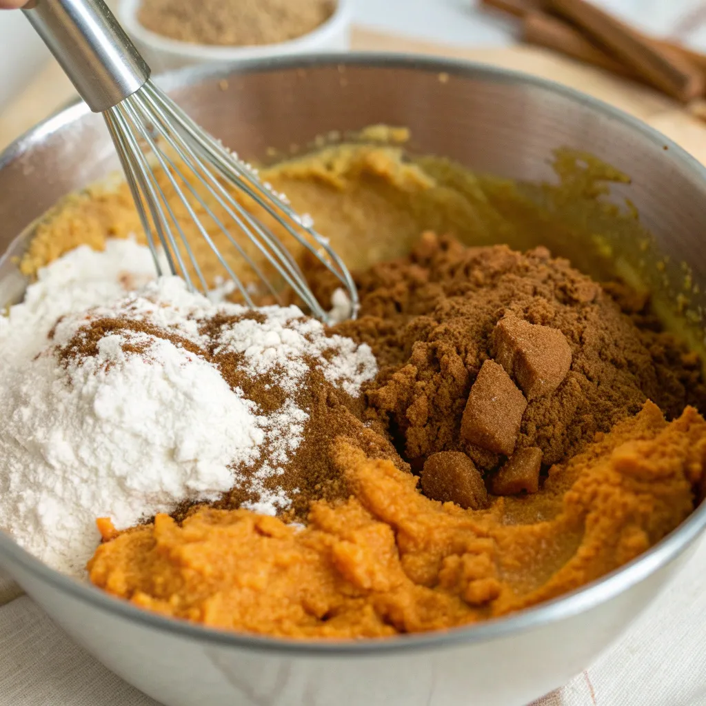 Warm Ginger Pumpkin Cottage Cheese Muffins