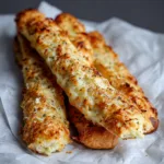 3-Ingredient Cottage Cheese Garlic Breadsticks