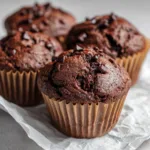 4-Ingredient Chocolate Muffins