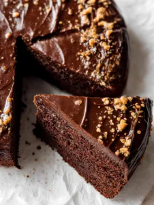 5-Ingredient Chocolate PB Cake