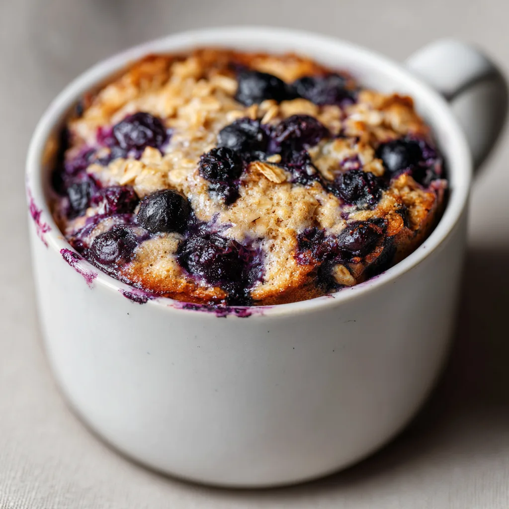 Blueberry Yogurt Oat Bake