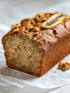 Brown Butter Banana Walnut Bread