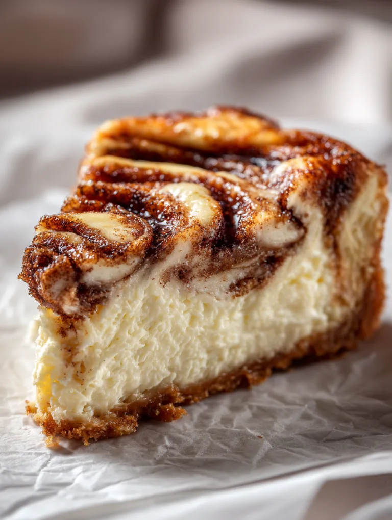 Cinnamon Roll Cheesecake Magic
