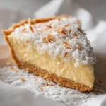 Creamy Coconut Frozen Pie with Condensed Milk
