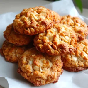3-Ingredient Peanut Butter Banana Cookies