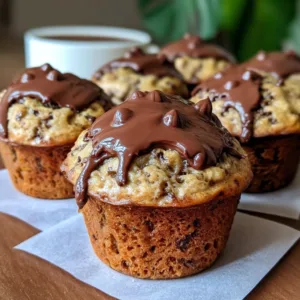 Peanut Butter Greek Yogurt Banana Muffins