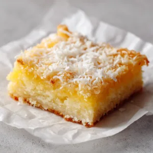 Lemon Coconut Slice