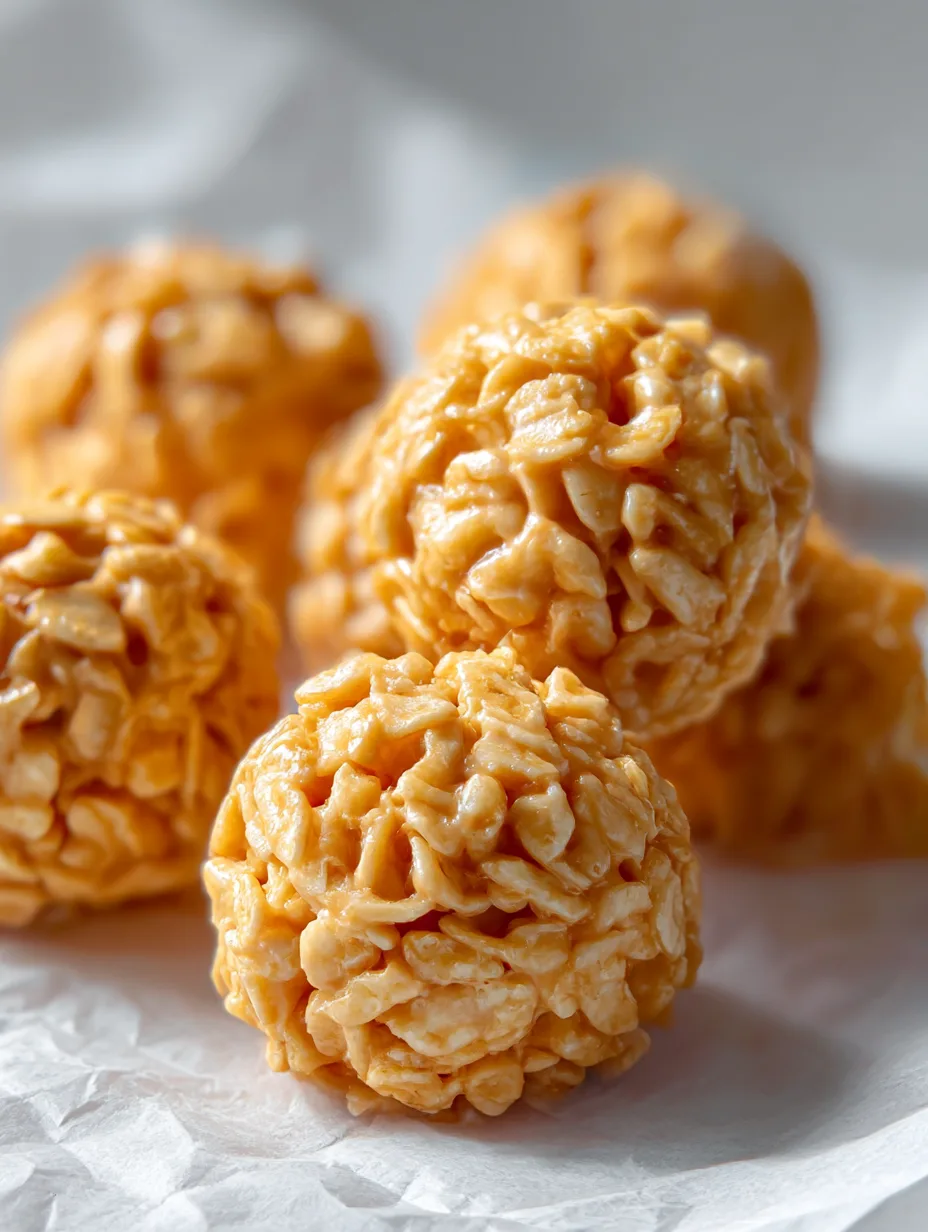 No-Bake PB Rice Krispies Balls