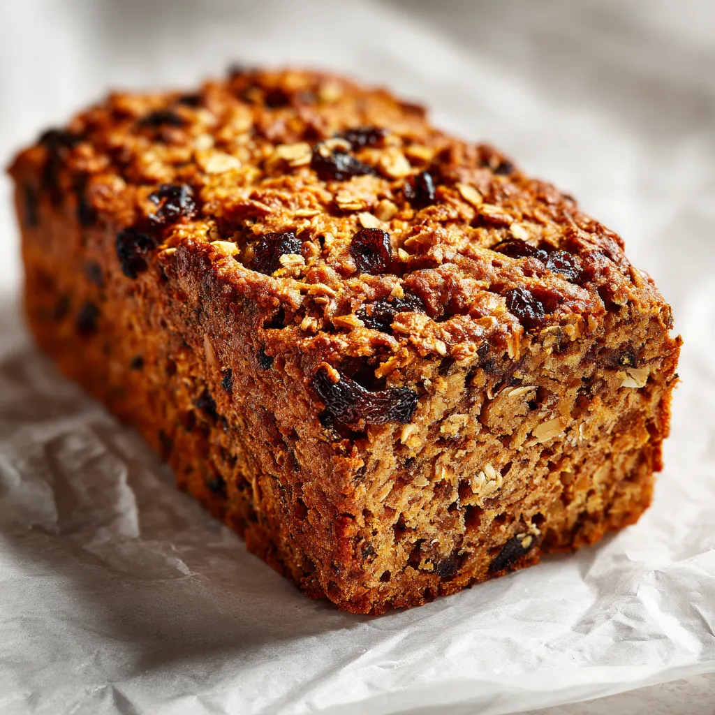 No-Flour Apple Cinnamon Oat Snack Bread
