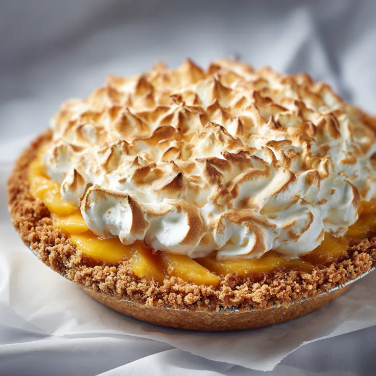 Peach Cool Whip Pie