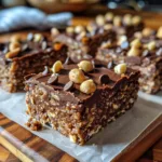 Chocolate Peanut Butter Greek Yogurt Banana Bars