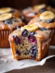 Vegan Blueberry Banana Muffins