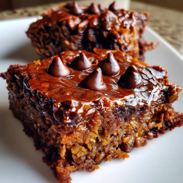 4-Ingredient Chocolate Oat Brownies