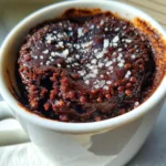 Dark Chocolate & Sea Salt Almond Mug Cake