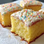 Vanilla Sheet Cake (Irresistibly Soft & Fluffy Crowd-Pleaser) 9 Vanilla Sheet Cake