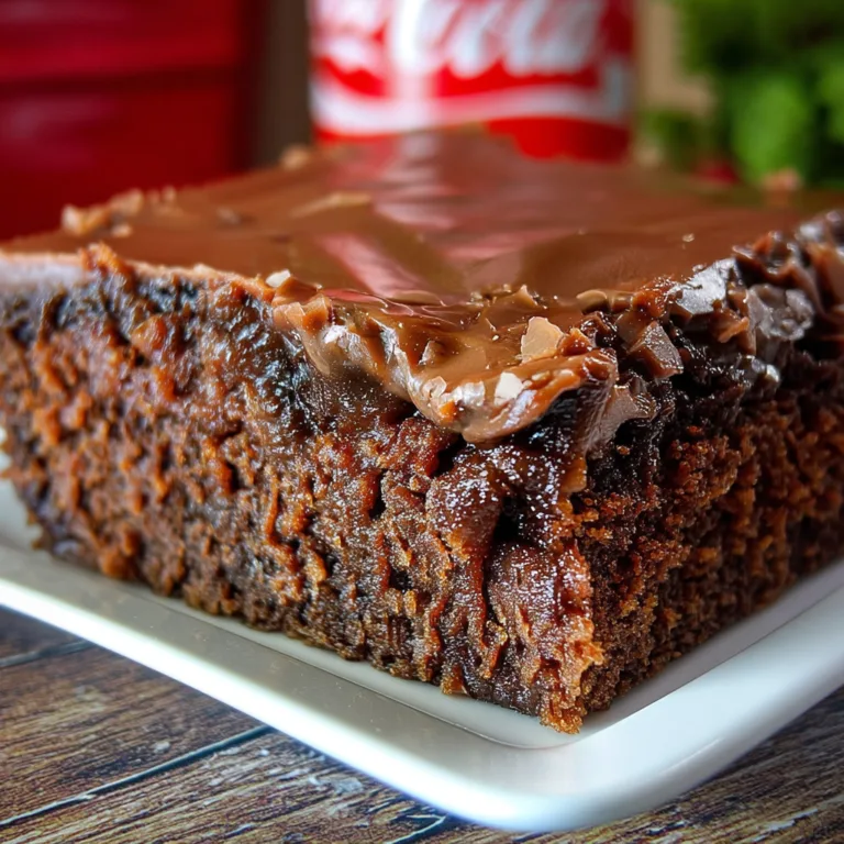 Double Chocolate Coca-Cola Cake