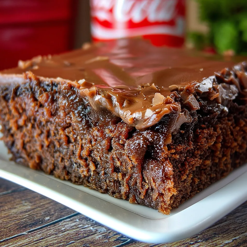 Double Chocolate Coca-Cola Cake