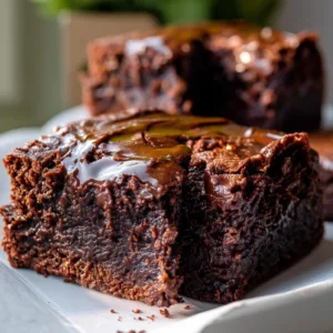 Fudgy Avocado & Cacao Green-Center Brownies