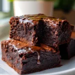 Fudgy Avocado & Cacao Green-Center Brownies